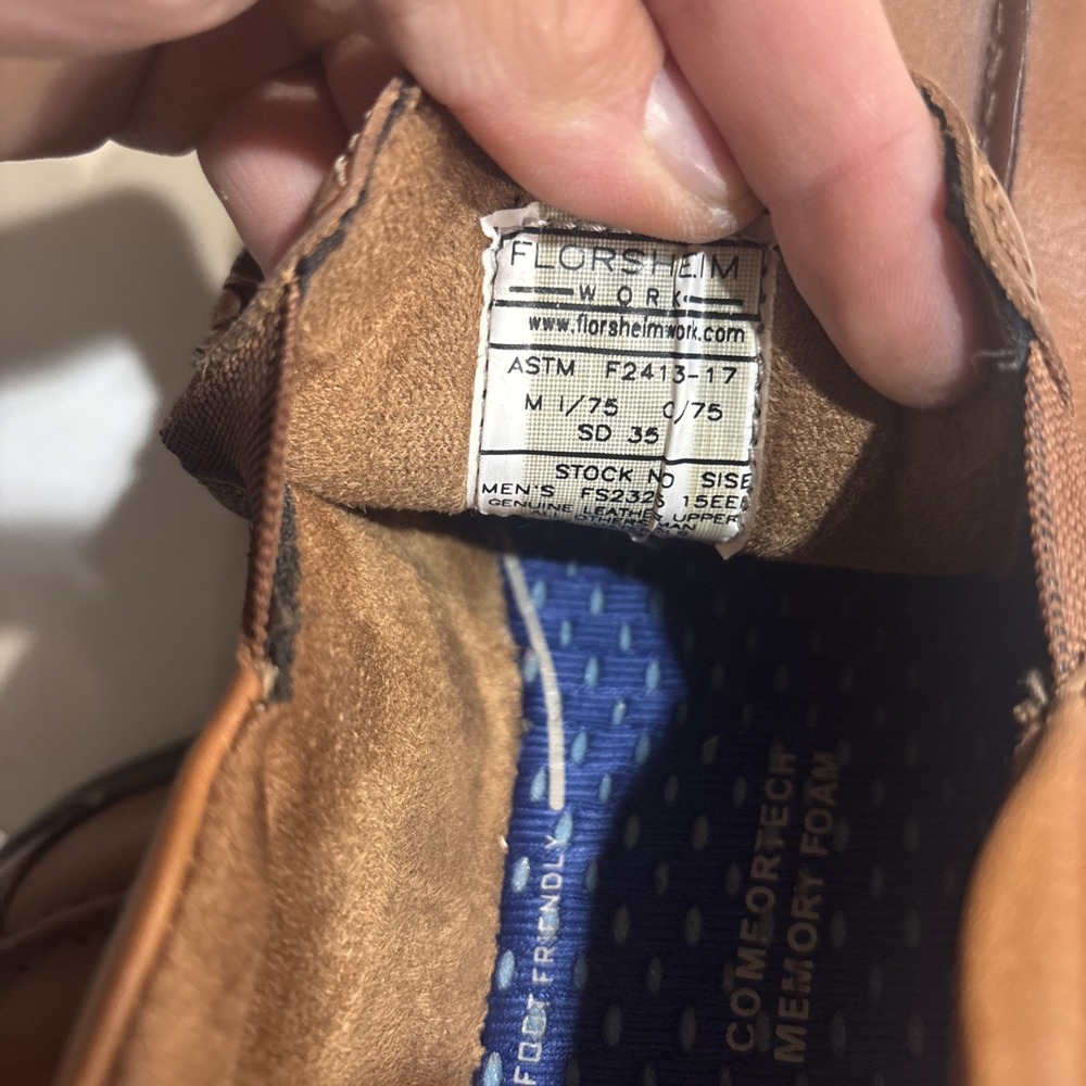 florsheim Bayside Slip On Steel Toe Size 15 EE - Picture 6 of 6